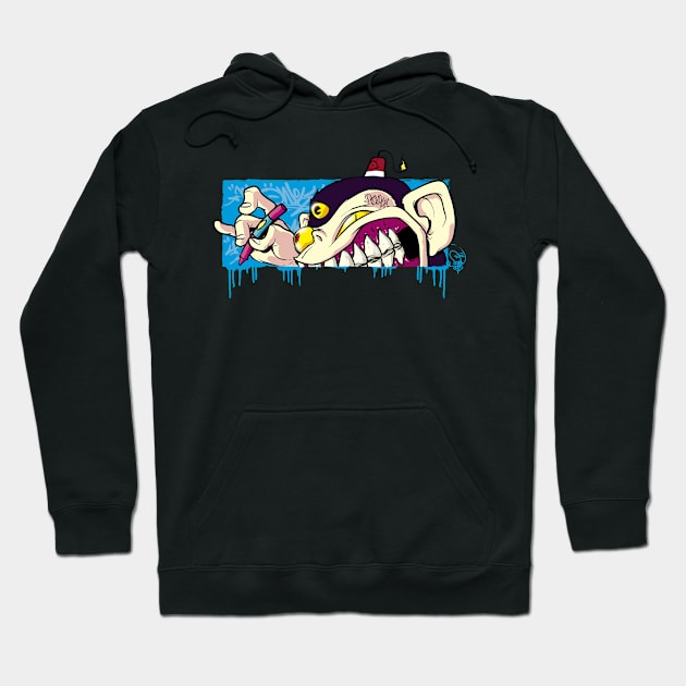 Monky Monocrayola Hoodie by cereso monky